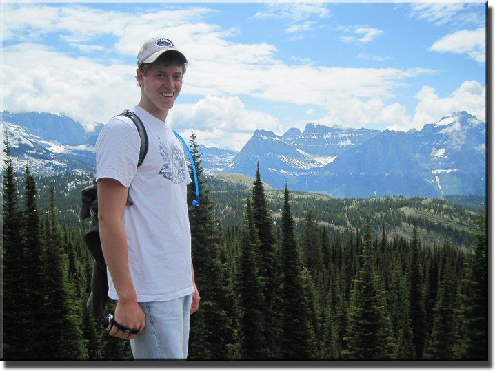 Brad at Glacier National Park